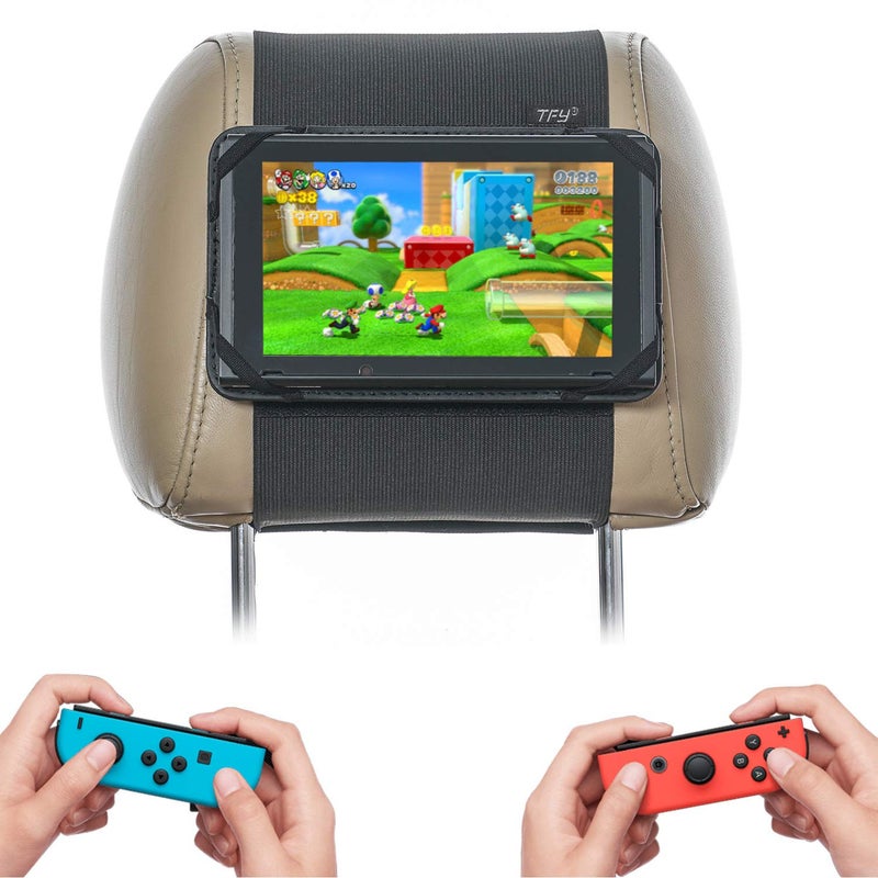 TFY Switch Car Mount Car Headrest Mount Holder Compatible with Nintendo Switch - Image 1